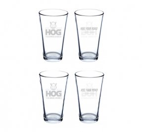 Hog Tech Pint Glass (4-Pack)