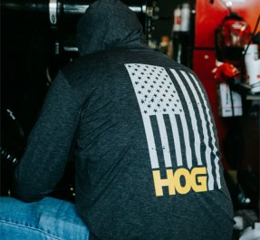 Hog Long Sleeve with Flag
