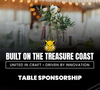 Built on the Treasure Coast- Table Sponsor