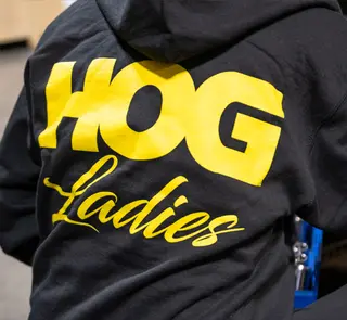 Hog Ladies Zip-Up Hoodie