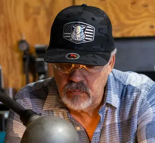 Camo Hog Head Mesh Back Hat (Colby)